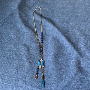 LOLI BIJOUX Geotechnical Beaded Tassel Necklace